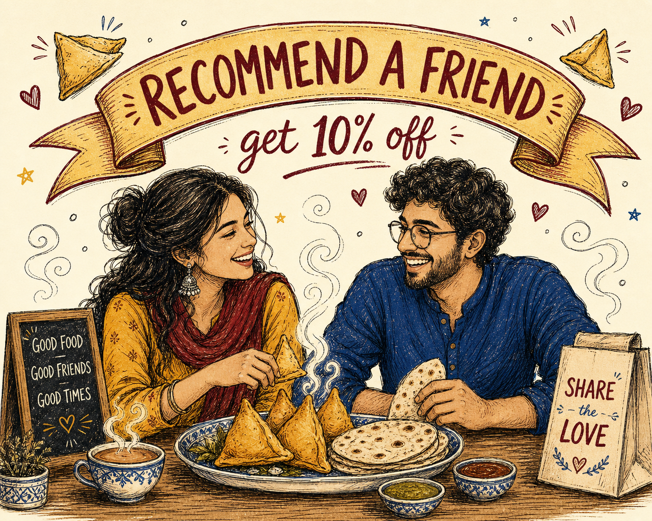 Recommend a friend and get 10% off